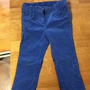 18-24M Janie and Jack Skinny blue Corduroys